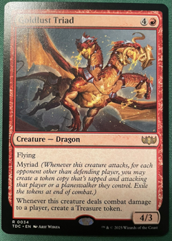 2025 Goldlust Triad [Tarkir: Dragonstorm Commander] Near Mint - Image 1