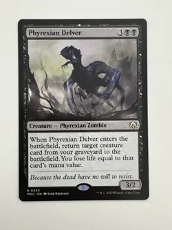 Phyrexian Delver MTG Magic the Gathering Card NM Near Mint MOC - Image 1