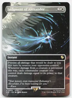 Judgment of Alexander (Borderless) 455 Commander: FINAL FANTASY Magic: - Image 1