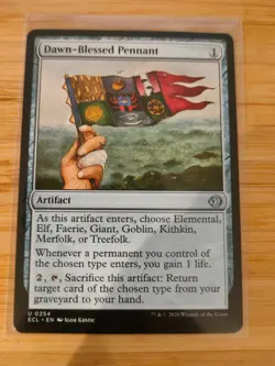 MTG Dawn-Blessed Pennant 0254 Lorwyn Eclipsed M/NM Free UK P&P - Image 1