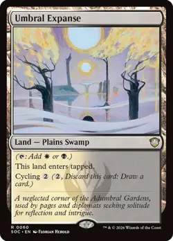 NM Umbral Expanse, MTG, Strixhaven Commander, Magic the Gathering, 60 - Image 1