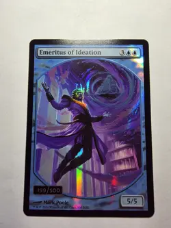 Wizards of the Coast Emeritus of Ideation Foil Serial Numbered Blue 199/500 MTG - Image 2