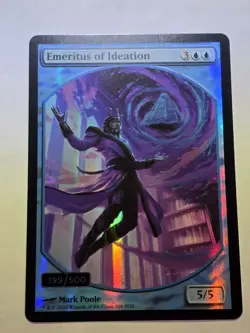 Wizards of the Coast Emeritus of Ideation Foil Serial Numbered Blue 199/500 MTG - Image 3