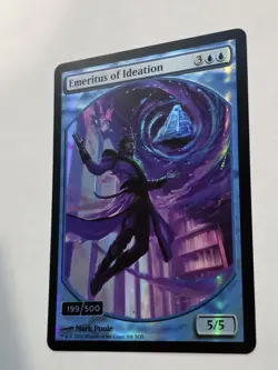 Wizards of the Coast Emeritus of Ideation Foil Serial Numbered Blue 199/500 MTG - Image 4