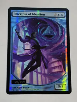 Wizards of the Coast Emeritus of Ideation Foil Serial Numbered Blue 199/500 MTG - Image 5