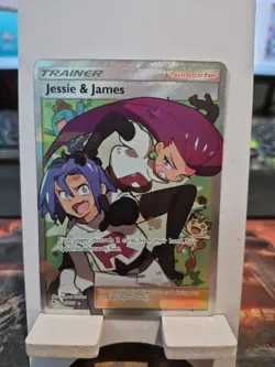 Pokemon Jesse James Full Art Card 68/68 Hidden Fates, Near Mint Condition - Image 1