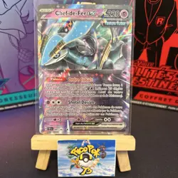Carte Pokemon CHEF-DE-FER 081/162 EX EV5 Ecarlate et Violet TEF FR NEUF - Image 1