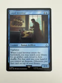 Loyal Inventor MTG Magic the Gathering Card NM Near Mint ACR - Image 1