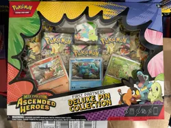 Pokemon Ascended Heroes First Partner Deluxe Pin Collection Sealed New - Image 2