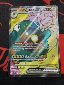 Ionos Bellibolt Ex 172/159 Pokemon Journey Together Ultra Rare Illustration Rare - Image 1