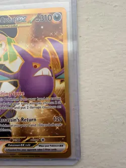 Pokemon Team Rocket's Crobat ex 242/182 Sv10 Destined Rivals Hyper Rare Holo EX - Image 3