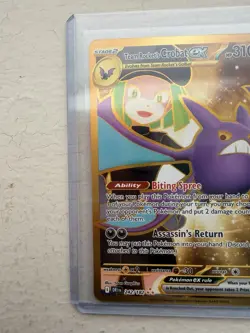 Pokemon Team Rocket's Crobat ex 242/182 Sv10 Destined Rivals Hyper Rare Holo EX - Image 4