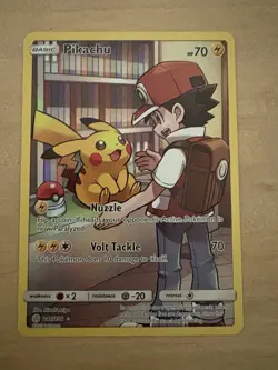 Pokemon TCG Pikachu Sun & Moon - Cosmic Eclipse 241/236 Holo Secret Rare - Image 1