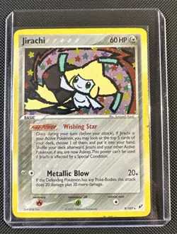Jirachi 9/107 Holo Rare Deoxys Pokemon Holo Heavily Played - Image 1