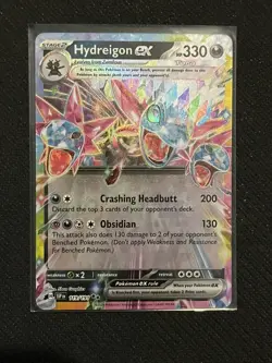 Hydreigon ex 119/191 Double Rare Surging Sparks SSP Pokemon NM - Image 1