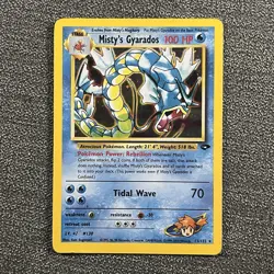 Misty's Gyarados 13/132 Rare Holo LP - Gym Challenge - Vintage WOTC Pokemon TCG - Image 1
