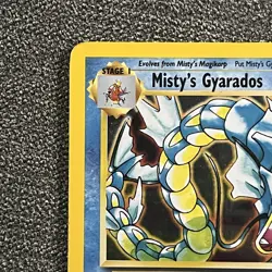 Misty's Gyarados 13/132 Rare Holo LP - Gym Challenge - Vintage WOTC Pokemon TCG - Image 3