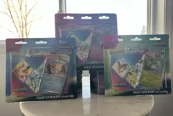 Pokemon Prismatic Evolutions Tech Sticker Collection Box Lot English - Image 1