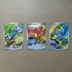 Pokemon First Partner Illustration Collection Kanto Gen 1 Starter - PACK FRESH✅ - Image 1