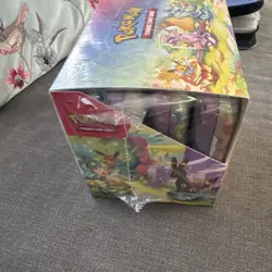 Pokemon TCG Prismatic Evolutions Mini Tin Display Case | 8 Tins / Factory Sealed - Image 2