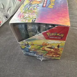 Pokemon TCG Prismatic Evolutions Mini Tin Display Case | 8 Tins / Factory Sealed - Image 4