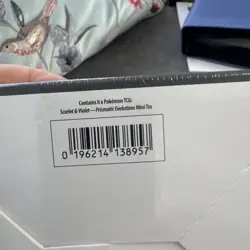 Pokemon TCG Prismatic Evolutions Mini Tin Display Case | 8 Tins / Factory Sealed - Image 5