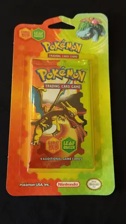 Pokemon Ex Fire Red Leaf Green Charizard Vintage Blister Factory Sealed - Image 1