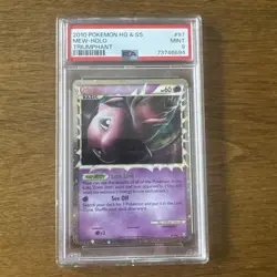 2010 Pokemon Triumphant Mew Prime #97 Ultra Rare Psa 9 - Image 1