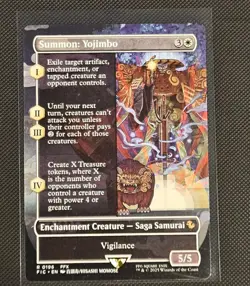 MTG Summon: Yojimbo (Borderless) Commander: Final Fantasy Regular Card 0196 - Image 1