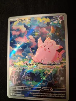 Lillie's Clefairy ex Special Illustration Rare Holo Sv09 184/159 Pokemon - Image 1