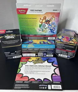 Pokemon TCG Mega Evolution Ascended Heroes ETB & First Partner Lot of 5 SEALED - Image 2