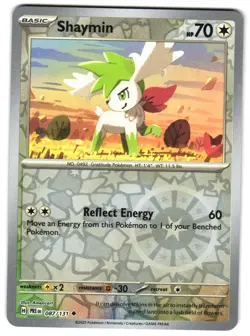 Shaymin 087/131 Reverse Holo SV: Prismatic Evolutions Pokemon TCG - Image 1