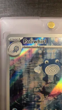 Pokemon TCG Poliwhirl 176/165 Scarlet & Violet 151 Illustration Rare Holo - Image 2