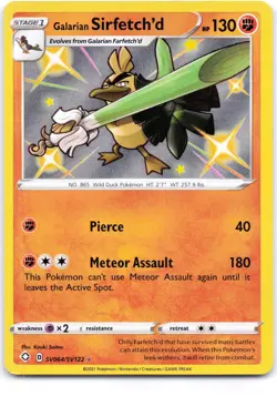 Galarian Sirfetch'd SV064/SV122 Shining Fates Shiny Vault - Image 1