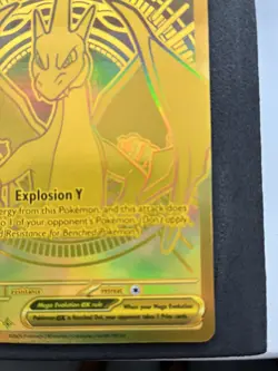 Pokemon Mega Charizard Y ex 294/217 Gold Hyper Rare Ascended Heroes Pack Fresh - Image 3