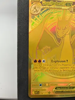 Pokemon Mega Charizard Y ex 294/217 Gold Hyper Rare Ascended Heroes Pack Fresh - Image 5