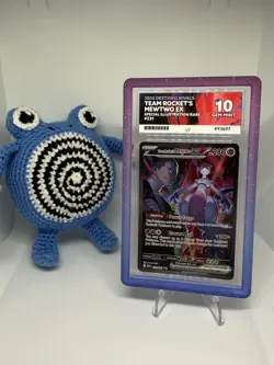 Pokemon Rocket's Mewtwo Destined Rivals SIR 231/182 Ace 10 PERFECT SUBGRADES - Image 1