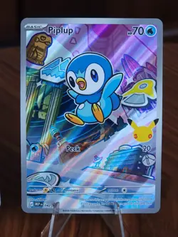 First Partner Turtwig Chimchar Piplup 30th Promo Set 040 041 042 Pokemon TCG - Image 4