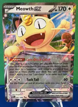 Pokemon TCG Meowth EX 062/088 - Perfect Order Double Rare - Near Mint - Image 1