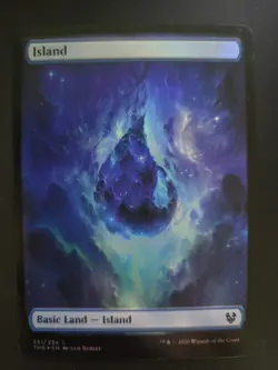 Island NM FOIL SHOWCASE Theros Beyond Death MTG FREE SHIPPING - Image 1