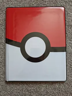 Pokemon Poke ball Ultrapro Folder 9 pocket Binder Used - Image 1