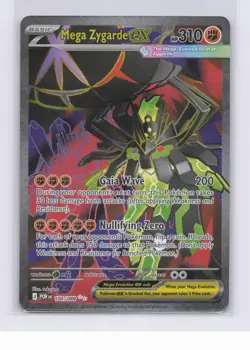 Pokemon TCG Mega Zygarde EX 104/088 Ultra Rare Perfect Order English NM - Image 1