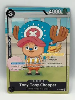 Tony Tony Chopper P-065 Championship 25-26 One Piece Card NM ENG - Image 1
