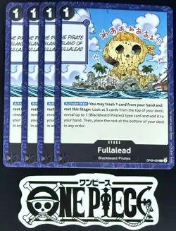 4x One Piece OP09-099 C Fullalead - English - Regular - Playset - TCG - NM/M - Image 1