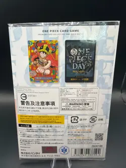 One Piece Day '25 Premium Card Collection Monkey D Luffy P-110 & DON Promo SET - Image 4