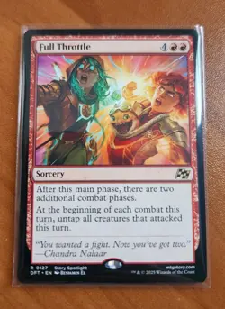 Magic MTG Full Throttle DFT 0127 Regular Rare - NM condition - Image 1
