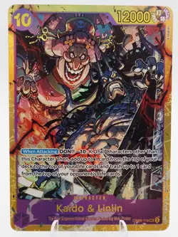 Kaido & Linlin OP08-119 SEC - One Piece TCG - English Card Near-Mint Secret Rare - Image 1
