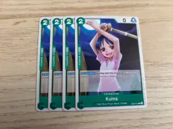 EB03-014 Playset 4 x Kuina English C One Piece TCG Card Game - Image 1