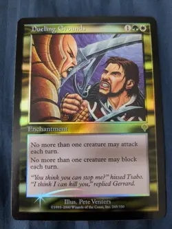 Rare Dueling Grounds Foil Magic mtg Invasion - Image 1