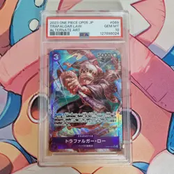 Trafalgar Law PSA 10 Alternate Art Op05 069 Japanese One Piece Card - Image 3